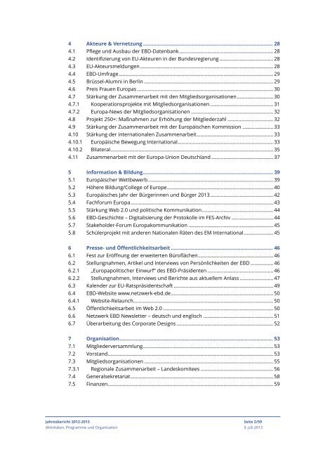 Jahresbericht 2012/13 - Netzwerk Europäische Bewegung ...