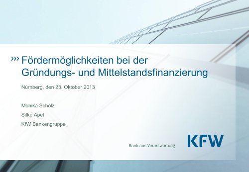 KfW Bankengruppe - Netzwerk Nordbayern
