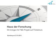 Bayerische Forschungsstiftung - Netzwerk Nordbayern