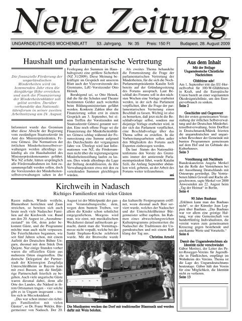 NZg_35-2009 - Neue Zeitung