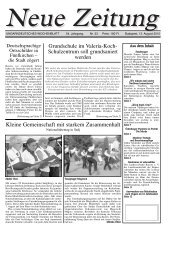 Kleine Gemeinschaft mit starkem Zusammenhalt - Neue Zeitung