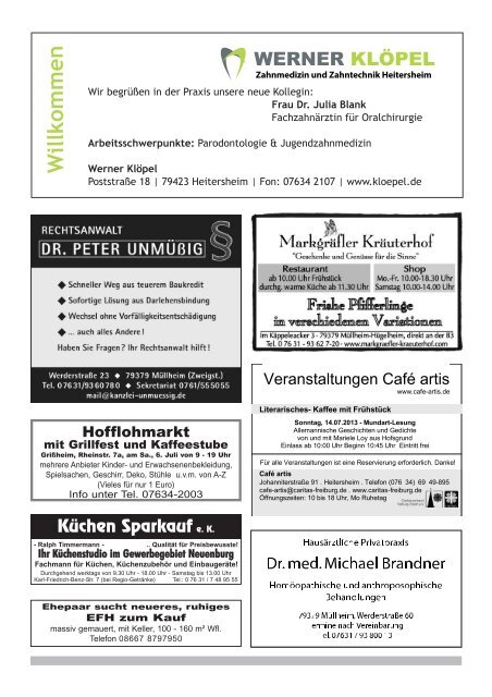 Stadtzeitung KW 27 - Stadt Neuenburg am Rhein