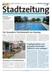 Stadtzeitung KW 19 - Stadt Neuenburg am Rhein
