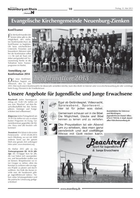 Stadtzeitung KW 22 - Stadt Neuenburg am Rhein