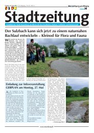 Stadtzeitung KW 21 - Stadt Neuenburg am Rhein