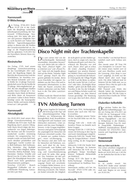 Stadtzeitung KW 21 - Stadt Neuenburg am Rhein