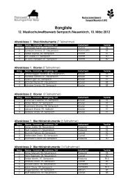 Rangliste (Solo und Ensemble)