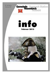 Info Februar 2013 - Gemeinde Neuenkirch