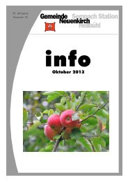 Info Oktober 2013 - Gemeinde Neuenkirch