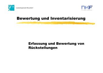 Erfassung und Bewertung von Rückstellungen