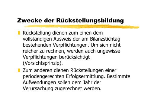 Erfassung und Bewertung von Rückstellungen