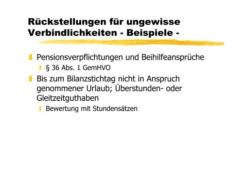 Erfassung und Bewertung von Rückstellungen