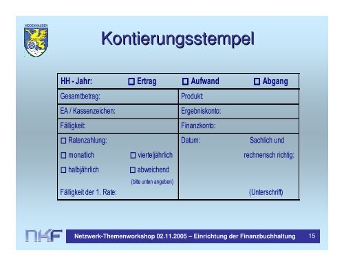 Erfahrungsbericht einer kleinen Kommune - Neues Kommunales ...