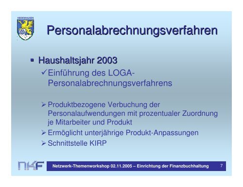 Erfahrungsbericht einer kleinen Kommune - Neues Kommunales ...