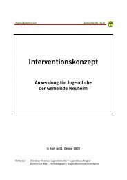 Anwendung für Jugendliche - Gemeinde Neuheim