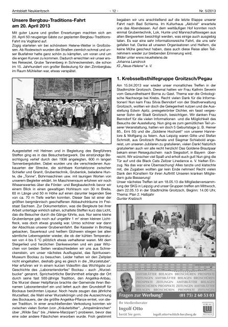 Nr. 05 - Mai 2013 - Gemeinde Neukieritzsch