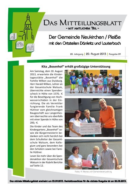 Ausgabe 09/2013 - Neukirchen/Pleiße