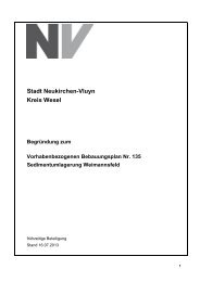 Stadt Neukirchen-Vluyn Kreis Wesel Begründung zum ...
