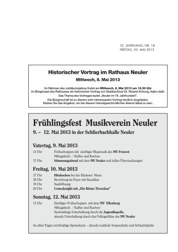 Amtsblatt KW 18 - Neuler