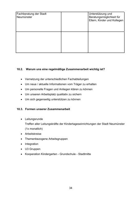 Konzeption der Kindertagesstätte - Stadt Neumünster