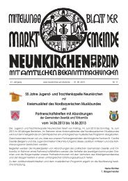 55 Jahre Jugend- und Trachtenkapelle Neunkirchen Kreismusikfest ...