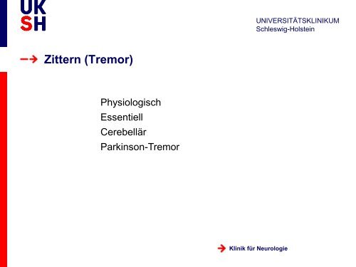 Folien - Klinik für Neurologie