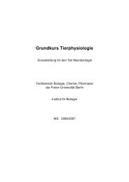 Grundkurs Tierphysiologie - Institut für Biologie und Neurobiologie ...