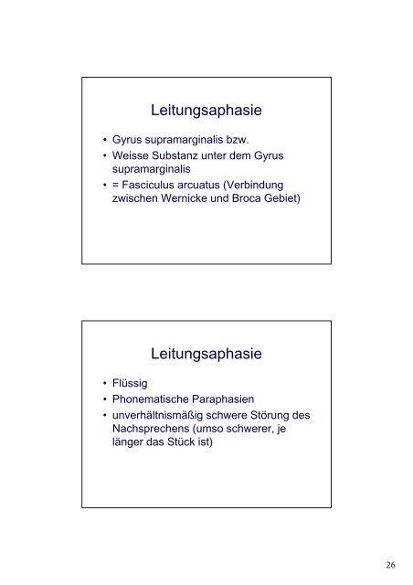 Sprache und Aphasien