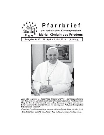 Download pdf - Pfarrei Maria, KÃ¶nigin des Friedens