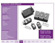 THYRISTOR & DIODE MODULES - Newark