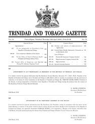 Gazette No. 75 of 2012.pdf - Trinidad and Tobago Government News