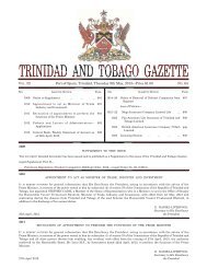 Gazette No. 64 of 2013.pdf - Trinidad and Tobago Government News