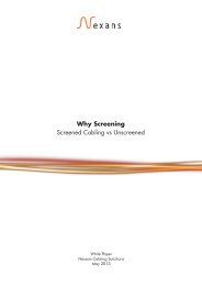 Why Screening Screened Cabling vs Unscreened - Nexans