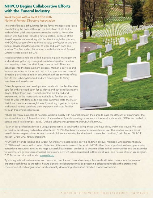 PDF version - National Hospice and Palliative Care Organization