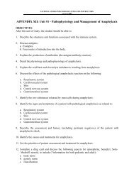 Appendix XII - Unit 1 - Pathophysiology and Mgmt of ... - NHTSA