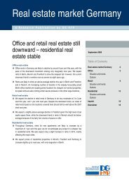 Real Estate Market Germany 2009 - Deutsche Genossenschafts ...