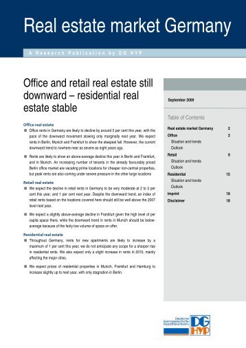 Real Estate Market Germany 2009 - Deutsche Genossenschafts ...