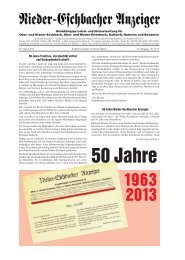 50 Jahre Tradition, die Identität stiftet und ... - Nieder-Eschbach