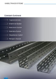 KABELTRAGSYSTEME - Niedax