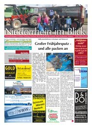 GroÃŸer FrÃ¼hjahrsputz - und alle packen an - Niederrhein im Blick