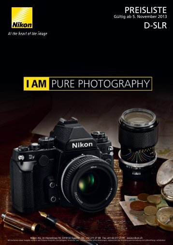PREISLISTE D-SLR - Nikon