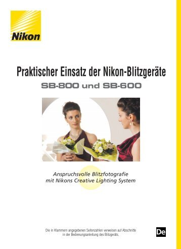 Praktischer Einsatz der Nikon-Blitzgeräte