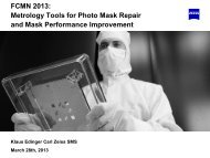 Metrology Tools as Basis for Photo Mask Repair and Mask ...