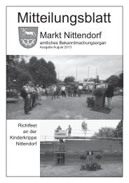 Mitteilungsblatt August 2013 - Nittendorf