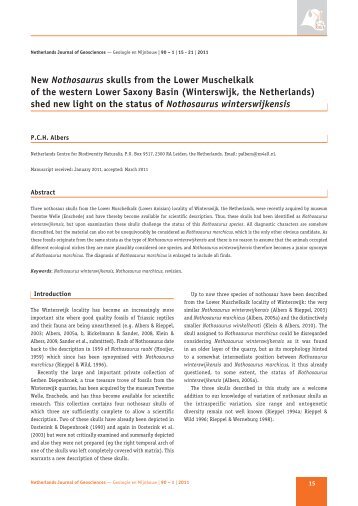 full text - Netherlands Journal of Geosciences