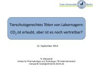 Tierschutzgerechtes Töten von Labornagern: CO ist ... - GV-Solas