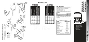 Metropark Loops - New Jersey Transit