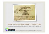 Bionik – von Leonardo bis ins 21. Jahrhundert - GV-SOLAS