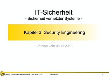 3. Security Engineering - LMU