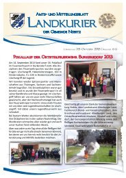 Landkurier 19.10.13 - Gemeinde Nobitz